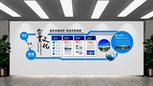 企业文化墙 公司发展文化