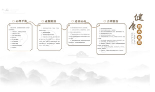 健康制度创意宣传板