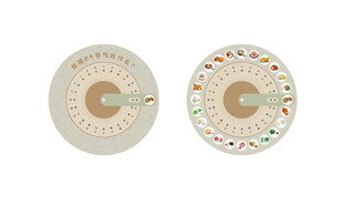 二十四节气转盘分层文件