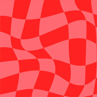 扭曲方格几何图案