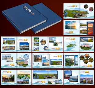 高端领导纪念画册模板 