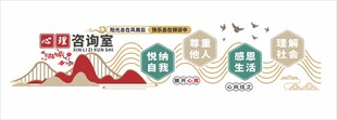 心理咨询室文化墙