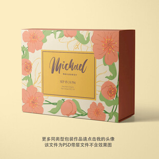 精品包装盒设计平面图图片