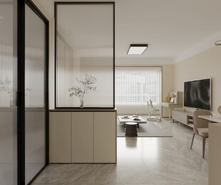 入门玄关鞋柜效果图