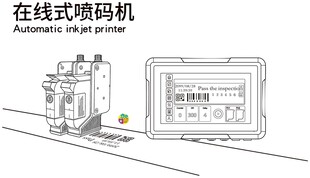 在线式喷码机设备展示