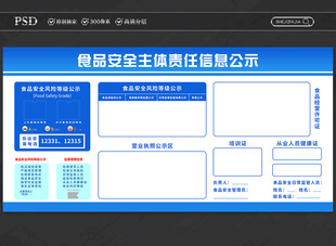 食品安全信息公示栏