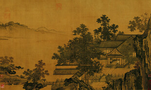 古典山水国画景观