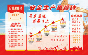 油田安全生产 展板