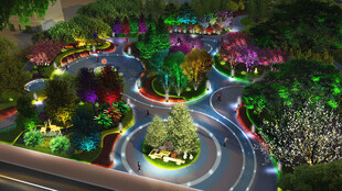 梦幻多彩城市景观设计