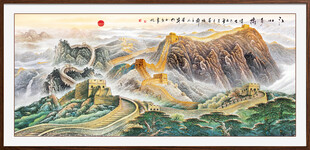 万里长城国画