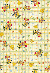 花卉图案布料纹理