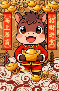 马年插画