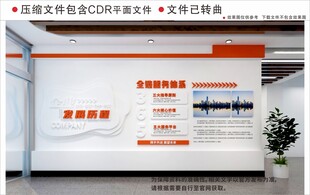 现代企业文化墙