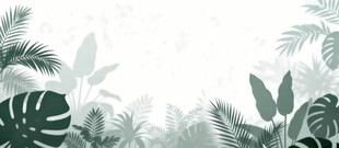 雾气磨砂膜效果绿植贴图