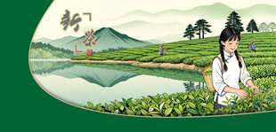 采茶女采茶姑娘