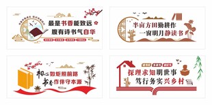 书香阅读文化墙