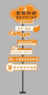 多样招聘方向指示牌