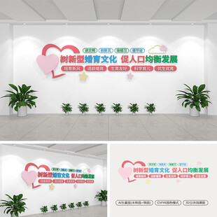 新型婚育文化墙