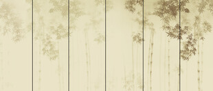 新中式水墨竹子图 