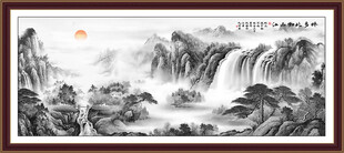 江山如画山水图