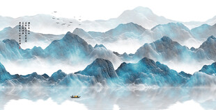 水墨画新中式背景