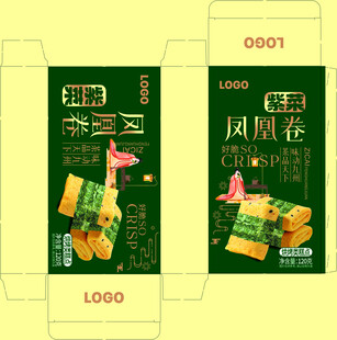 紫菜凤凰卷包装盒设计展示