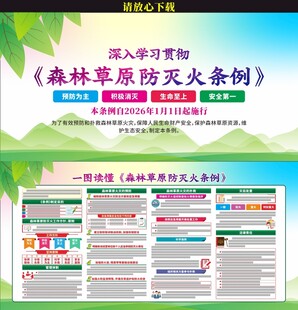 森林草原防灭火条例