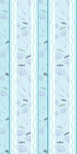 浅蓝色条纹花卉图案背景