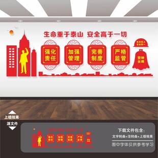 安全生产标语文化墙