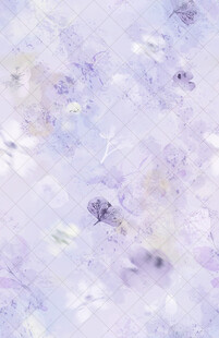 淡紫色梦幻花卉背景图