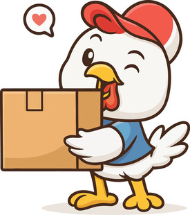 快递小鸡送货忙