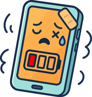 电量告急的小手机