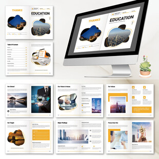 产品画册InDesign模板