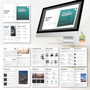 高端画册InDesign模板