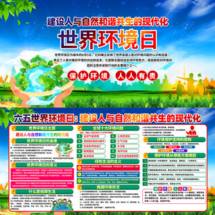 世界环境日宣传海报