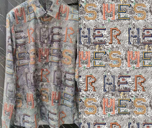 多彩立体字母图案设计