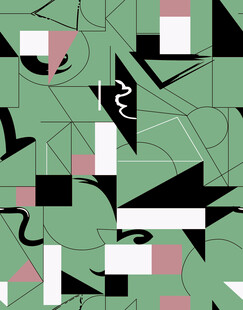 几何抽象图案背景设计