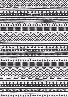黑白几何民族风图案纹理