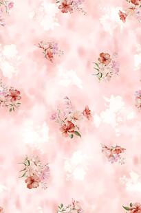 粉色花卉图案背景