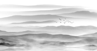 国画江山如此多娇山水画