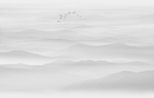 水墨群山背景图