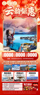 新年云南昆明昆大理春节旅游海报