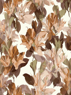 复古风花卉图案纹理