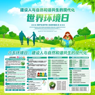 世界环境日宣传海报