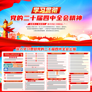 四中全会展板