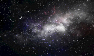 璀璨星空背景图