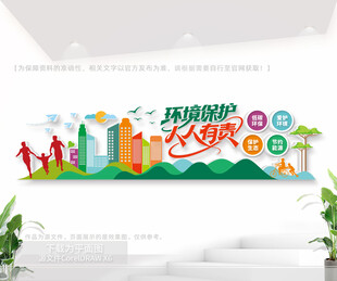 环境保护户外公益文化墙