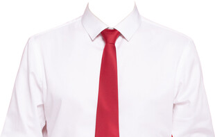 白衬衫红领带