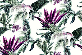 热带植物花卉图案设计