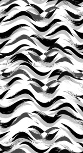黑白波浪纹理图案